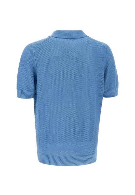 26SS 필리포 드 로렌티스 폴로 티셔츠 PL3MCSK CM7B871 Blue - FILIPPO DE LAURENTIIS