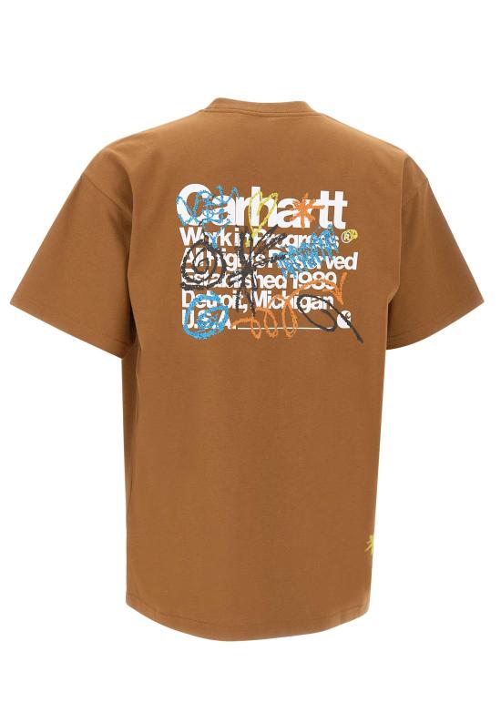26SS 칼하트 WIP 반팔 티셔츠 I036238 HZXX Brown - CARHARTT WIP