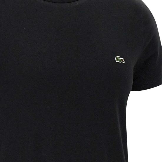  라코스테 피마 코튼 저지 크루넥 티셔츠 TH6709 031 Black - LACOSTE