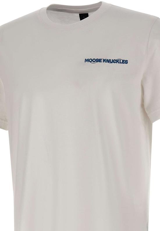 26SS 무스너클 반팔 티셔츠 M16MT734 891 White - MOOSE KNUCKLES