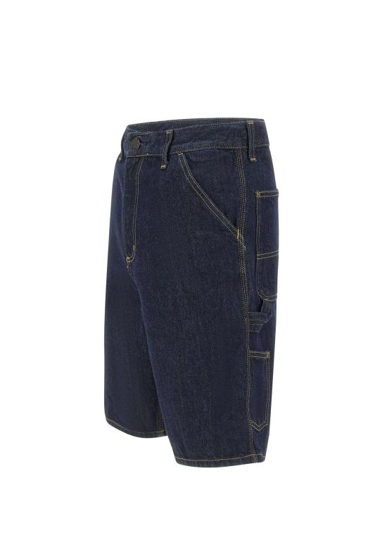 26SS 칼하트 WIP 스미스 데님 싱글 니 쇼츠 I032026 0102 Blue - CARHARTT WIP