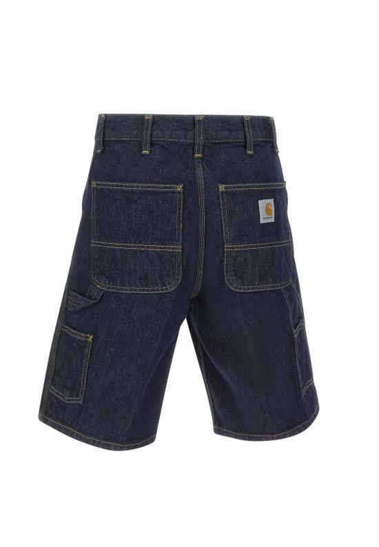 26SS 칼하트 WIP 스미스 데님 싱글 니 쇼츠 I032026 0102 Blue - CARHARTT WIP