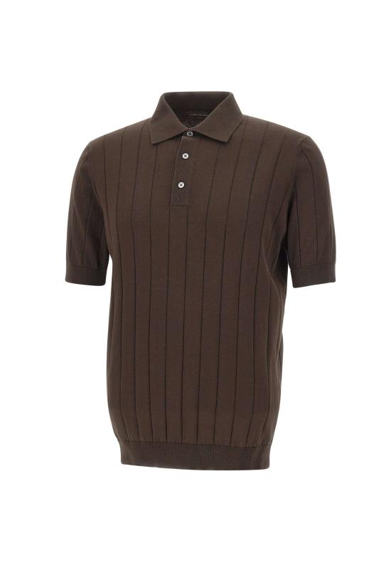 26SS 필리포 드 로렌티스 폴로 티셔츠 PL1MC CR14C190 Brown