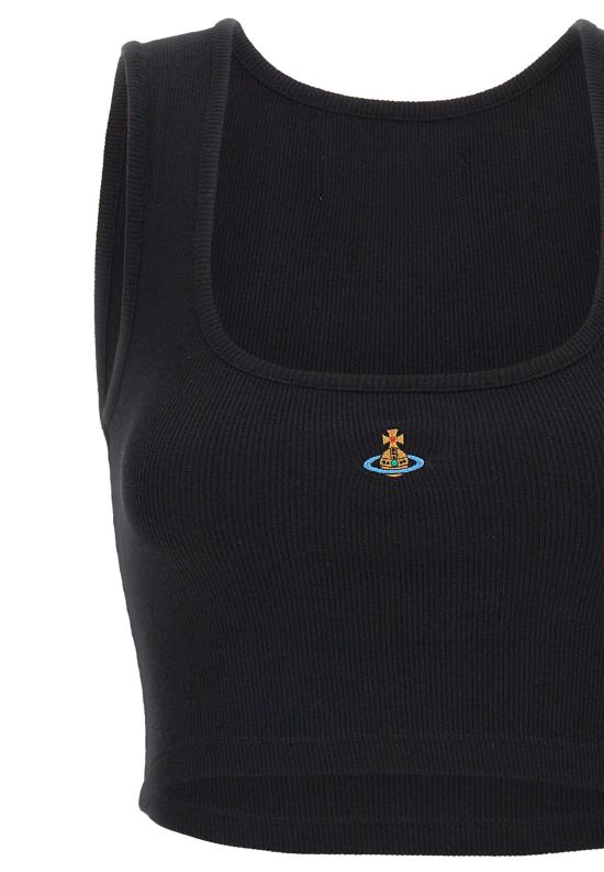  비비안웨스트우드 민소매 티셔츠 1G010011 J009CN401 Black - VIVIENNE WESTWOOD