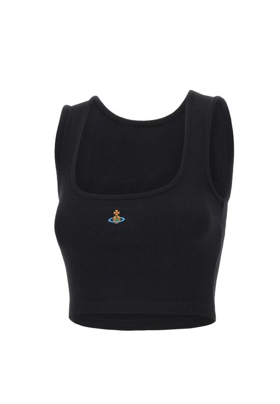  비비안웨스트우드 민소매 티셔츠 1G010011 J009CN401 Black