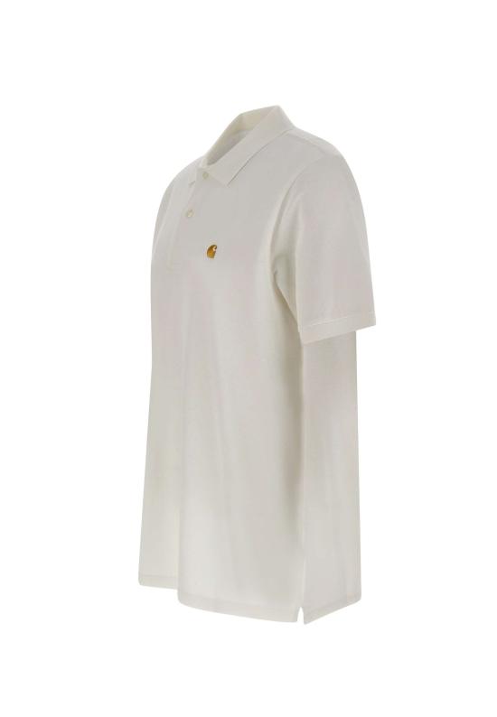 26SS 칼하트 WIP 폴로 티셔츠 I023807 00RXX White - CARHARTT WIP