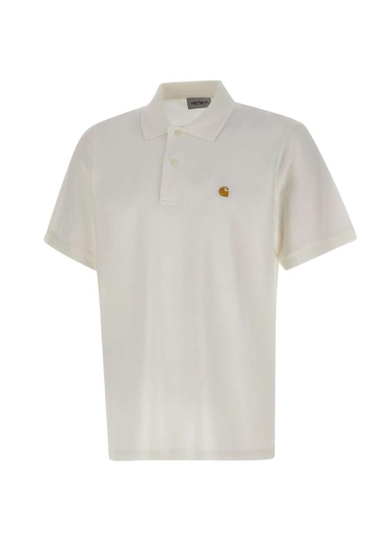 26SS 칼하트 WIP 폴로 티셔츠 I023807 00RXX White