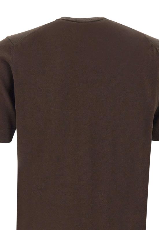 26SS 필리포 드 로렌티스 반팔 티셔츠 TS0MC CR14R190 Brown - FILIPPO DE LAURENTIIS