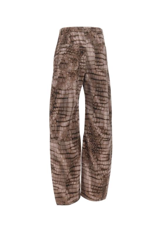 26SS 엘리자베타프랜치 데님 팬츠 PJ31D61E2 644 Brown - ELISABETTA FRANCHI