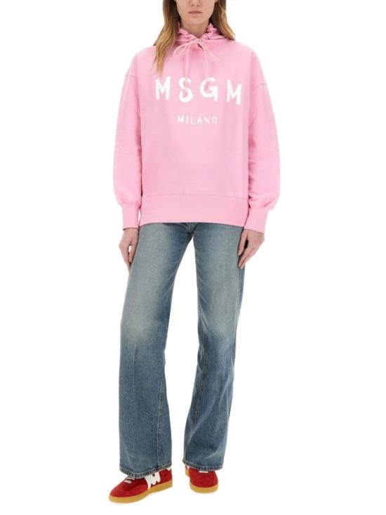  엠에스지엠 후드 티셔츠 2000MDM515 30000012 Pink - MSGM
