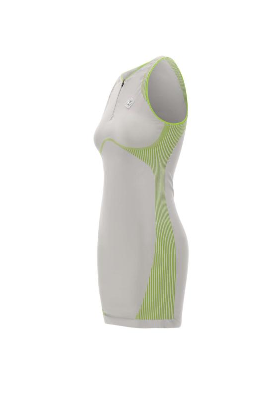 26SS 카사블랑카 미디 원피스 WSP26ACT060 01 Grey - CASABLANCA