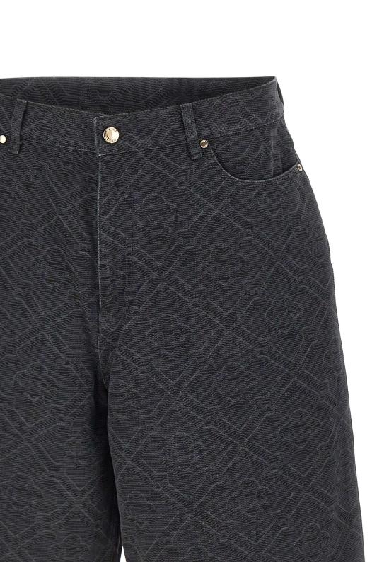 26SS 카사블랑카 숏팬츠 MSP26TR397 01 Black - CASABLANCA