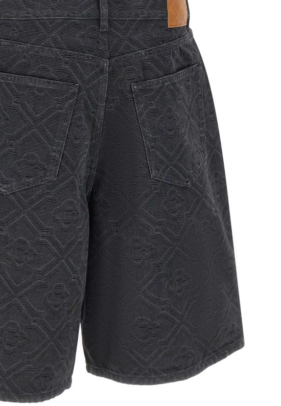 26SS 카사블랑카 숏팬츠 MSP26TR397 01 Black - CASABLANCA