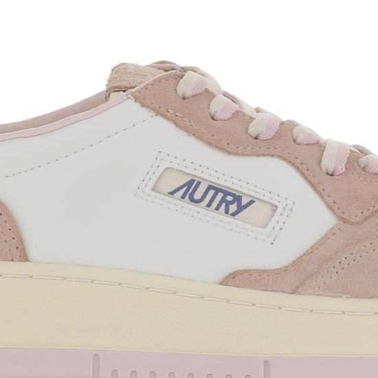 26SS 오트리 메달리스트 로우 스니커즈 AULWBW01LEASUEBICWHTPHARD Pink - AUTRY