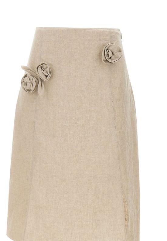 26SS 코페르니 미디 스커트 COPJ123F2060 BEI Beige - COPERNI