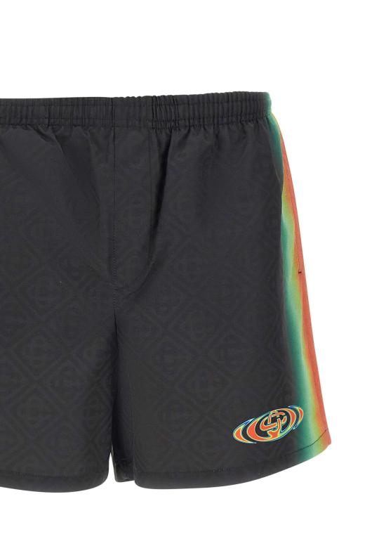 26SS 카사블랑카 스윔팬츠 MSP26TR224 01 Black - CASABLANCA