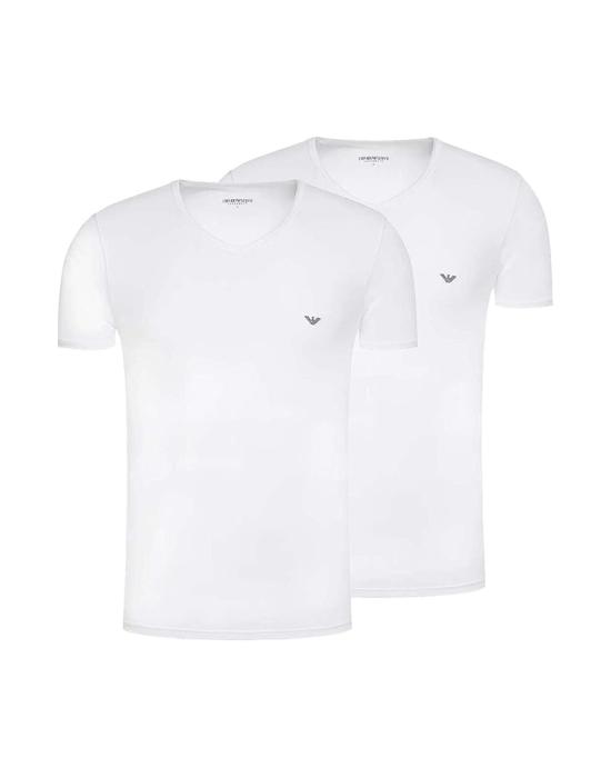  엠포리오 아르마니 반팔 티셔츠 EM000392 AF14132M0082 White