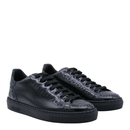 26SS 모스키노 스니커즈 MB15312G0OGB0000 Black - MOSCHINO