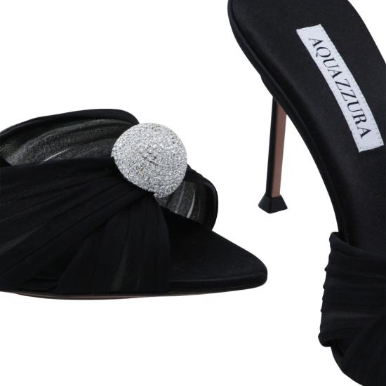 26SS 아쿠아주라 샌들 MSYMIDM0CHA000 Black - AQUAZZURA