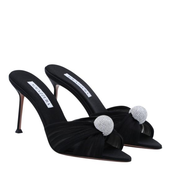 26SS 아쿠아주라 샌들 MSYMIDM0CHA000 Black - AQUAZZURA
