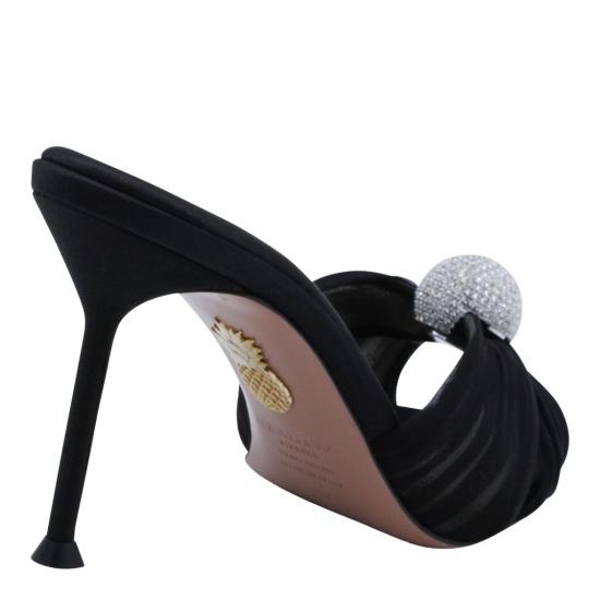 26SS 아쿠아주라 샌들 MSYMIDM0CHA000 Black - AQUAZZURA
