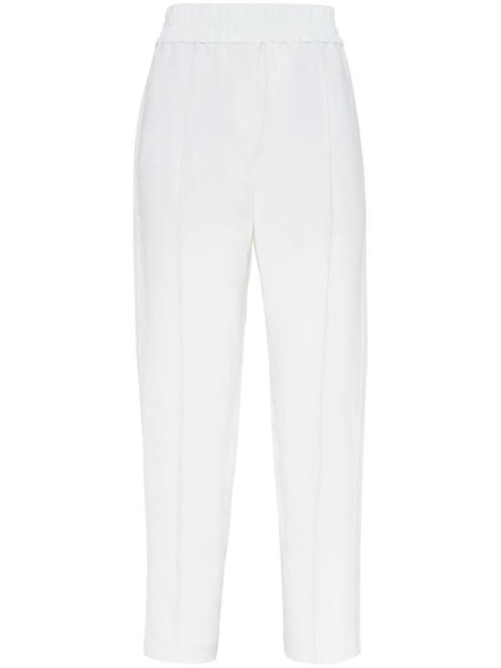 26SS 브루넬로 쿠치넬리 스트레이트 팬츠 MH126P7197C600 White
