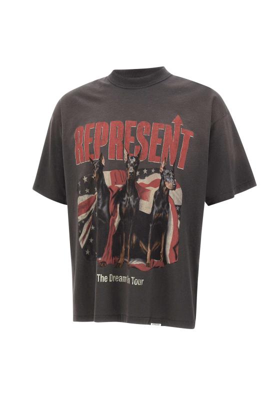 26SS 리프레젠트 반팔 티셔츠 MLM100593 46 Grey