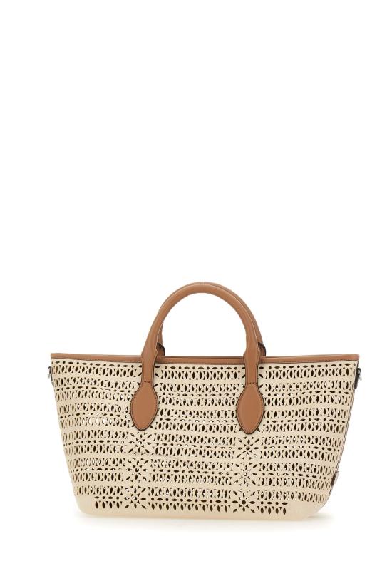 26SS 지아니 끼아리니 토트백 BS11506 COMMCNVLSPANNACORDACLAY BEIGE