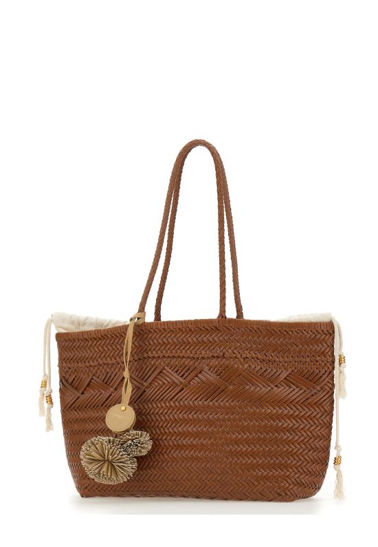 26SS 지아니 끼아리니 숄더백 BS11372 COMMPLINTCUOIO Brown