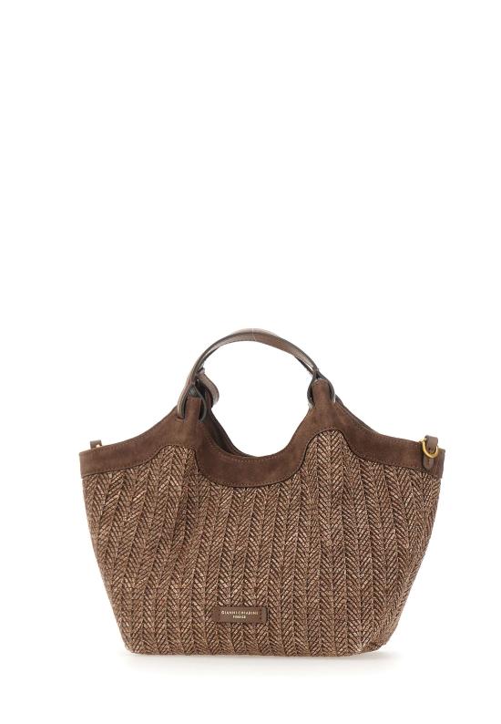 26SS 지아니 끼아리니 토트백 BS12339 PGLSPGCHOCO Brown