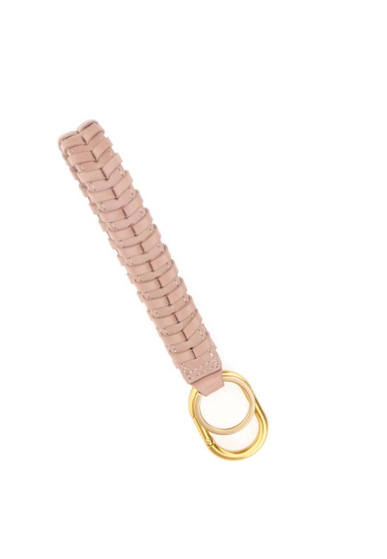 26SS 지아니 끼아리니 키링 PCHANDLEBRAID PINKSALT Pink