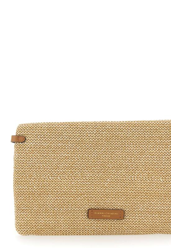 26SS 지아니 끼아리니 클러치/파우치 BS12155 TWISTLSNATURALECUOIO Beige - GIANNI CHIARINI