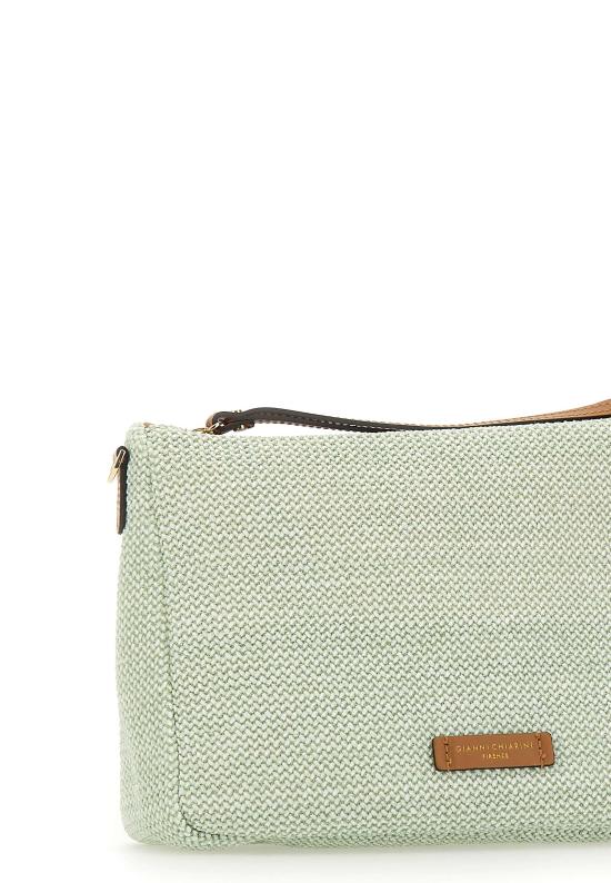 26SS 지아니 끼아리니 클러치/파우치 BS10225 TWISTLSOASICUOIO Green - GIANNI CHIARINI