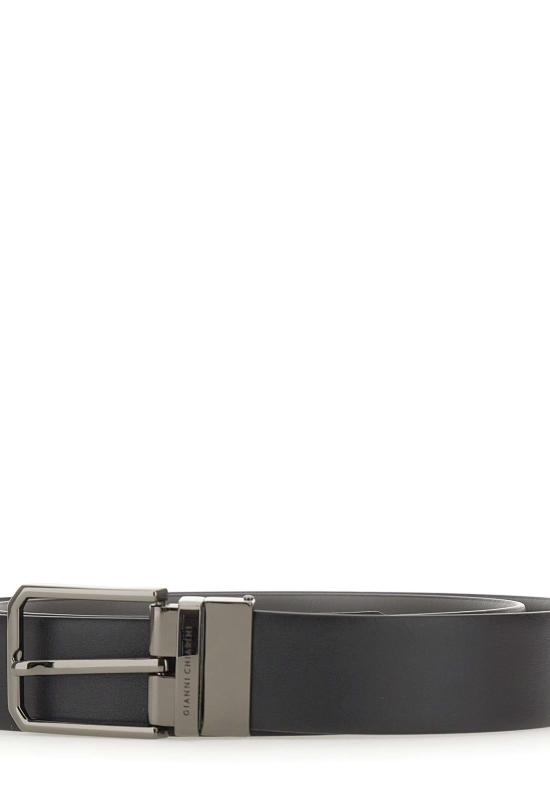 26SS 지아니 끼아리니 가죽 벨트 CN9903306 VTTNEROGRIGIO Black - GIANNI CHIARINI