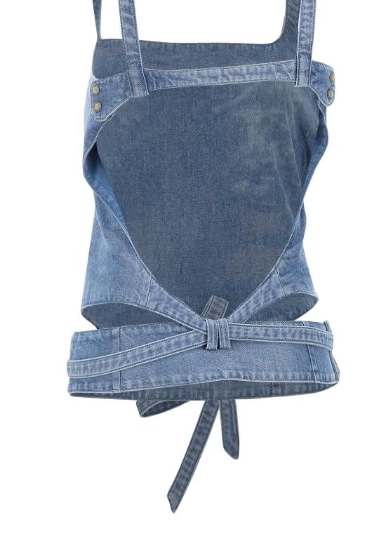 26SS 디젤 민소매 티셔츠 A23787 09P2301 Blue - DIESEL