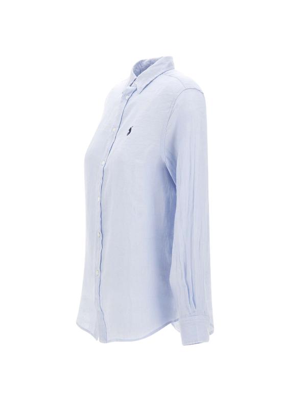 26SS 폴로 랄프로렌 포니 자수 리넨 셔츠 (211970730009) 211970730 503 Blue - POLO RALPH LAUREN