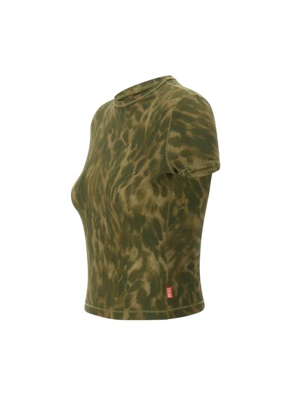 26SS 디젤 반팔 티셔츠 A23572 0TJBF5CRA Green - DIESEL