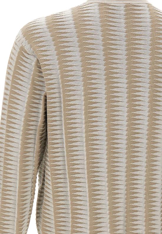 26SS 엠포리오 아르마니 스웨터 EM005525 AF25254F6050 Beige - EMPORIO ARMANI