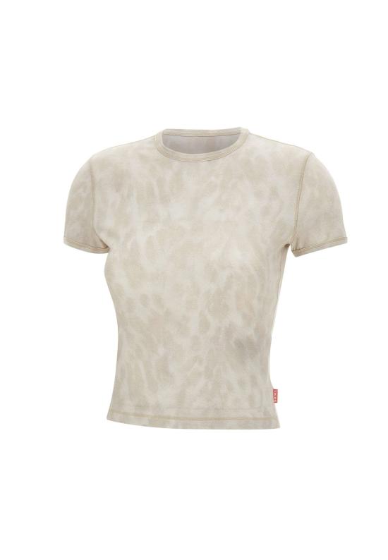 26SS 디젤 반팔 티셔츠 A23572 0TJBF7FYA Beige