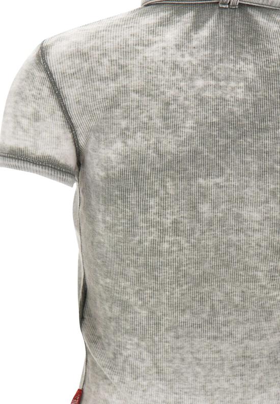 26SS 디젤 반팔 티셔츠 A22929 0HGCQ9CY Grey - DIESEL