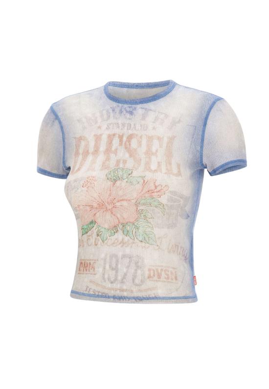 26SS 디젤 반팔 티셔츠 A23519 0HGCN8MMA MultiColour