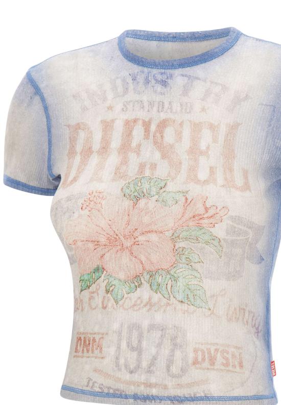 26SS 디젤 반팔 티셔츠 A23519 0HGCN8MMA MultiColour - DIESEL
