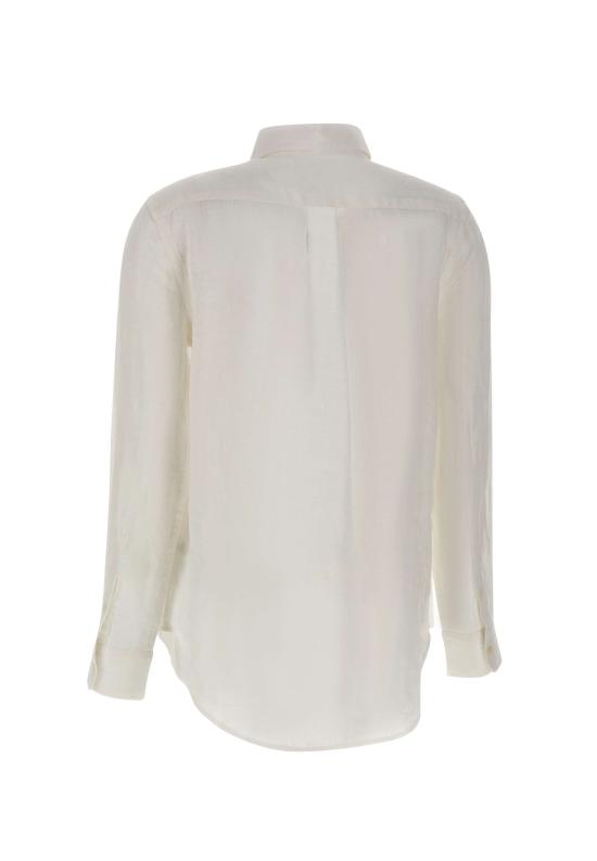 26SS 폴로 랄프로렌 포니 자수 리넨 셔츠 (211970730009) 211970730 518 White - POLO RALPH LAUREN