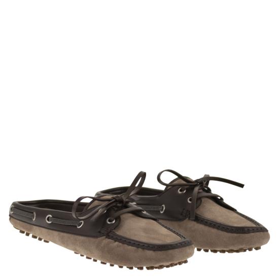 26SS 브루넬로 쿠치넬리 로퍼 MZSFG3202 BROWN - BRUNELLO CUCINELLI