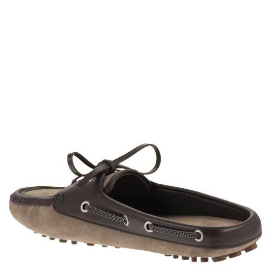 26SS 브루넬로 쿠치넬리 로퍼 MZSFG3202 BROWN - BRUNELLO CUCINELLI