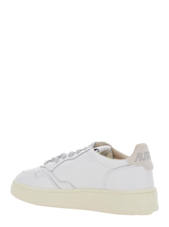 26SS 오트리 메달리스트 로우 스니커즈 AULWSW02WHTSILV White - AUTRY