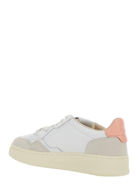 26SS 오트리 메달리스트 로우 스니커즈 AULWLS13WHTPEACHP White - AUTRY