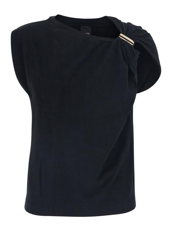 26SS 핑코 민소매 티셔츠 106478A35DZ99 Black