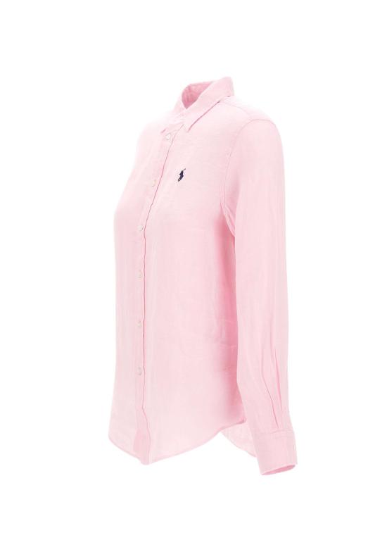 26SS 폴로 랄프로렌 포니 자수 리넨 셔츠 (211970730009) 211970730 514 Pink - POLO RALPH LAUREN