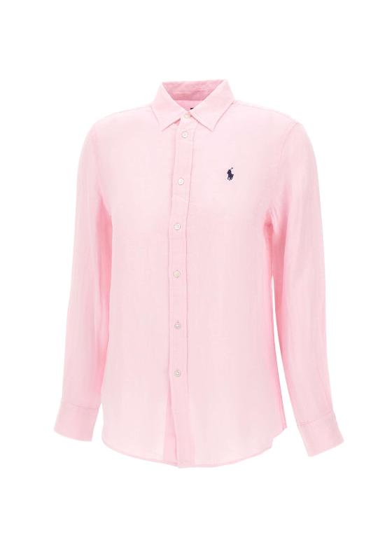 26SS 폴로 랄프로렌 포니 자수 리넨 셔츠 (211970730009) 211970730 514 Pink
